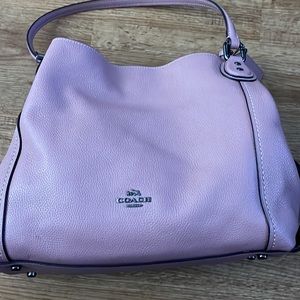 Coach Edie 31 Signature Leather Shoulder Bag